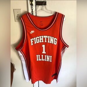 Illinois fighting Illini Nike men’s NCAA basketball jersey XXL